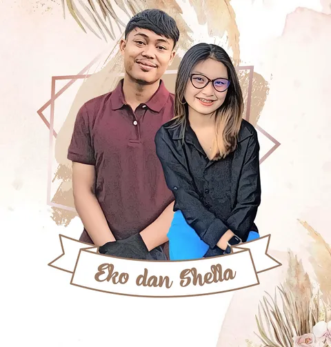 Foto sampul undangan Shella & Eko