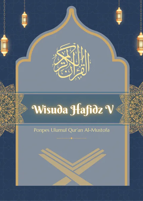 Foto sampul undangan Wisuda Hafidz V