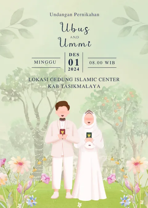 Foto sampul undangan Ummi & Ubus
