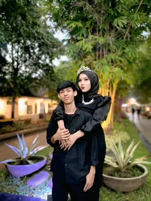 Foto sampul undangan Rika & Bagas