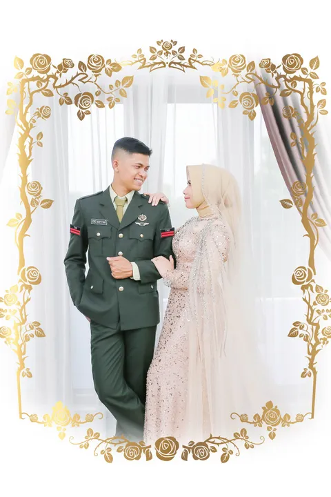 Foto sampul undangan Rinny Anggrainy, Amd.Keb & Pratu Eko Septyan