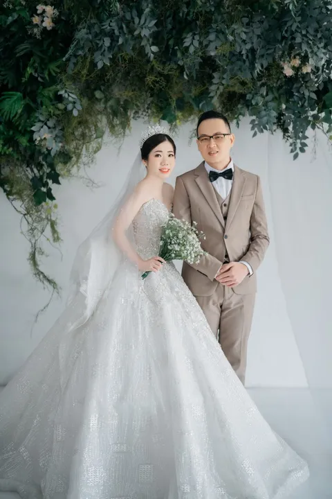 Foto sampul undangan Melinda & Robert