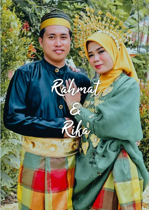 Foto sampul undangan Rahmat & Rika