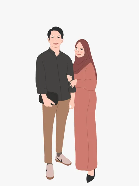 Foto sampul undangan Jul & Eni