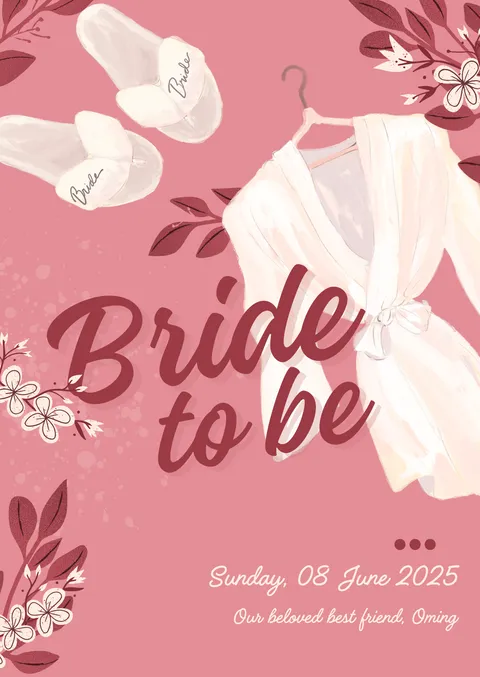 Foto sampul undangan Bridal Shower Oming
