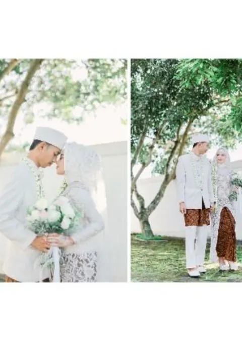 Foto sampul undangan Defri & Sania