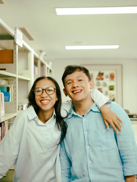 Foto sampul undangan Erni & Farhan
