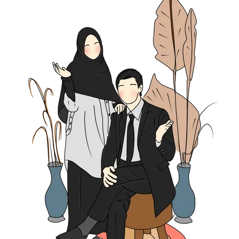 Foto sampul undangan Siti & Manaf