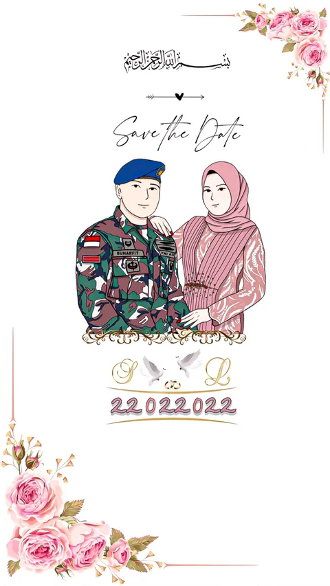 Foto sampul undangan Lestary & Suharfit