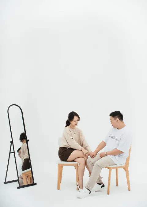 Foto sampul undangan Griselda & Aaron