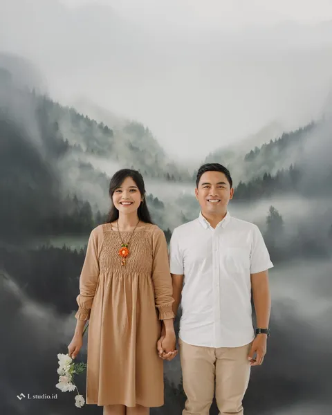 Foto sampul undangan Adhi & Gesta