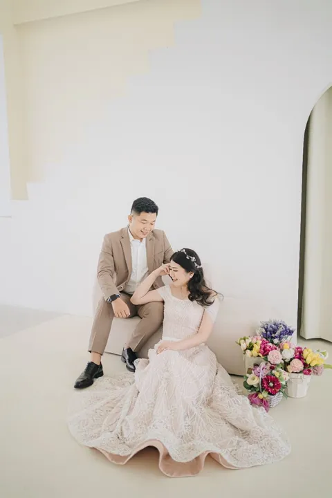 Foto sampul undangan Devy & Hendrik