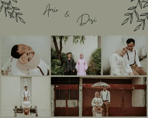 Foto sampul undangan Amir & Desi