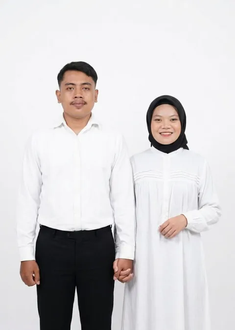Foto sampul undangan Naryo & Puja