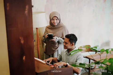 Foto sampul undangan Umar & Raini