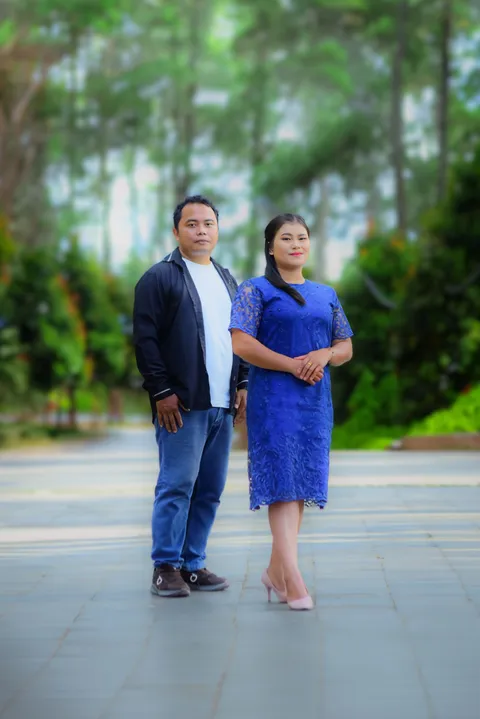 Foto sampul undangan Melisa & Agus