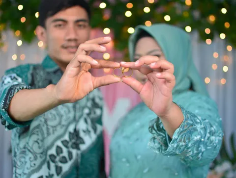 Foto sampul undangan Merry & Sofian