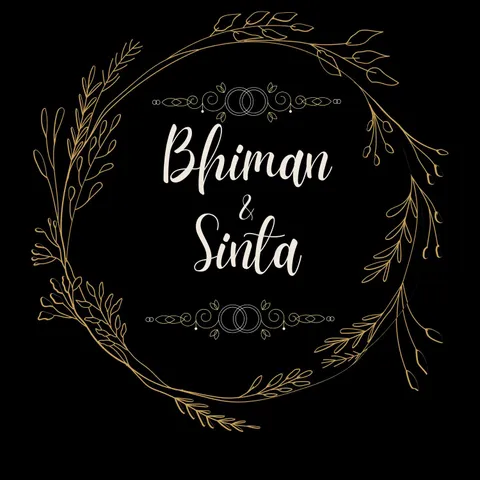 Foto sampul undangan Sinta & Bhiman Mugiantara