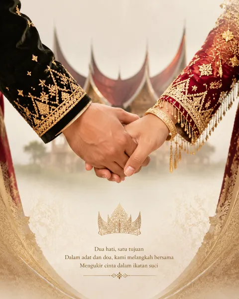 Foto sampul undangan Putri & Joseff