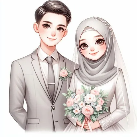 Foto sampul undangan Ari & Eni