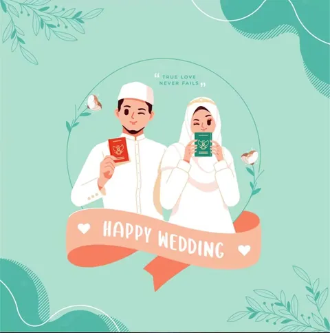 Foto sampul undangan Dian & Wawan