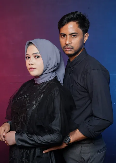 Foto sampul undangan Iman & Anita