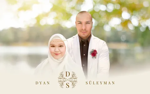 Foto sampul undangan Süleyman & Dyan