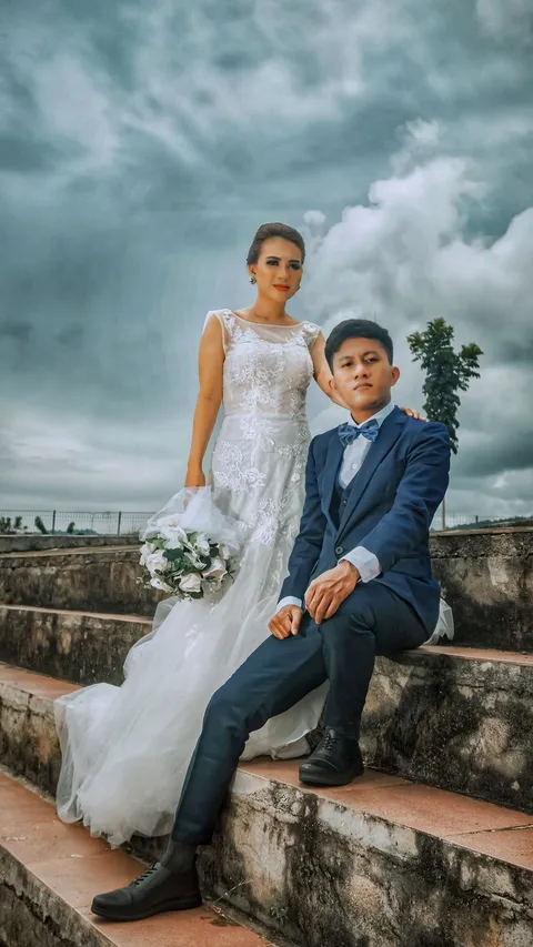 Foto sampul undangan Richard & Vivin