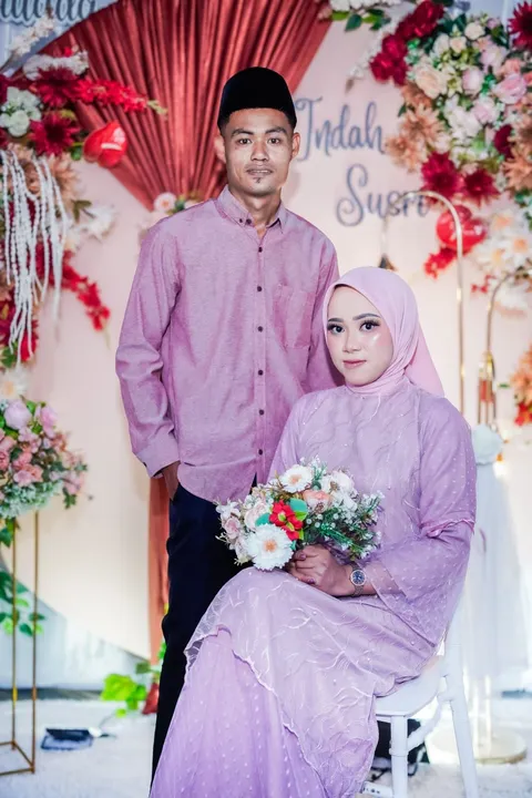 Foto sampul undangan Indah & Susri