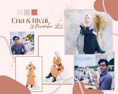 Foto sampul undangan Rivai & Ena
