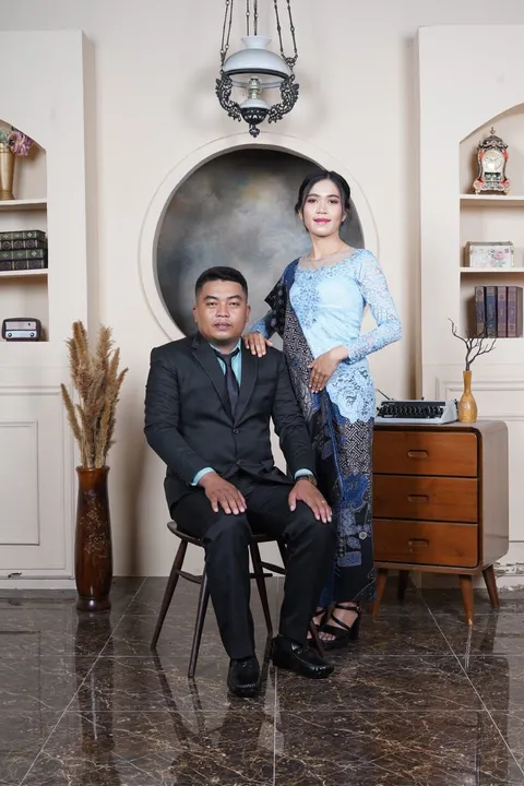 Foto sampul undangan Santitra & Nanda