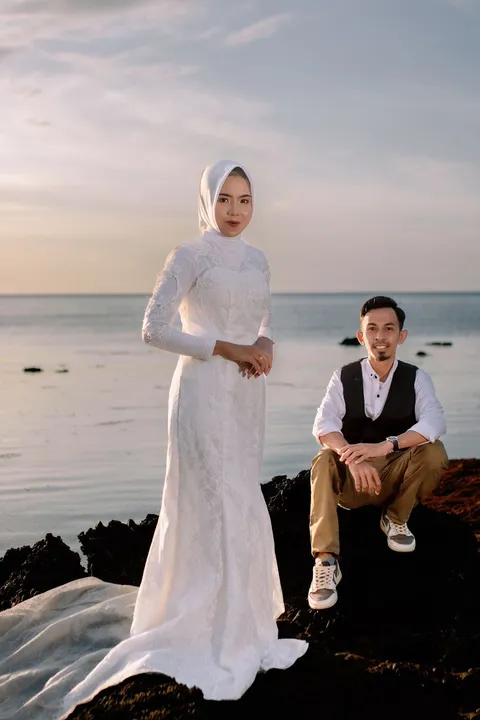 Foto sampul undangan Rifka & Sadam