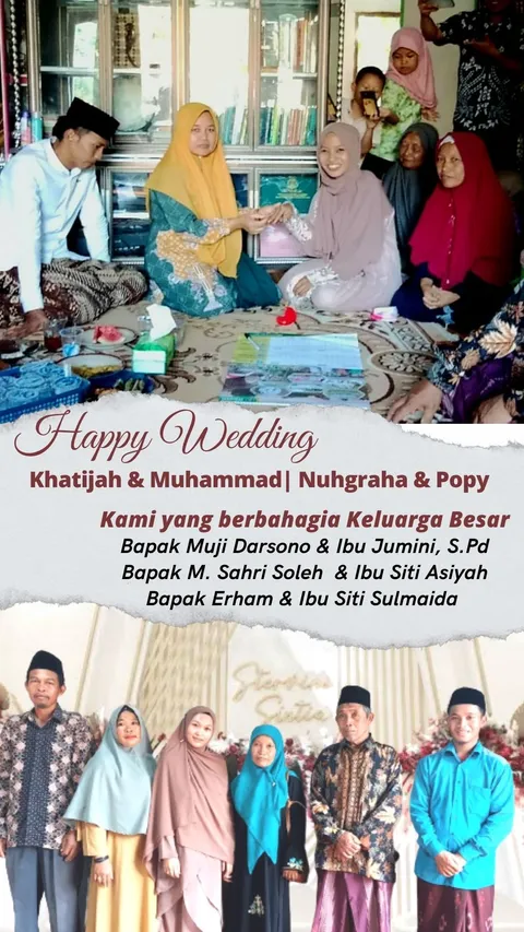 Foto sampul undangan & Kamu & Aku