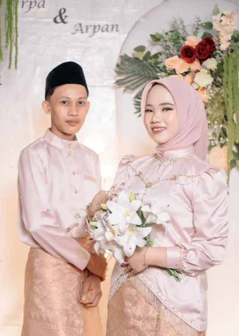 Foto sampul undangan Irpa & Arfan