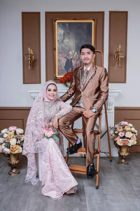 Foto sampul undangan Adji & Sarah