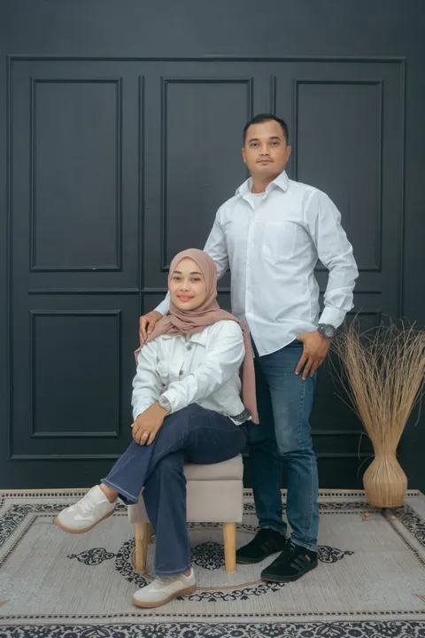 Foto sampul undangan Handrianto & Heni