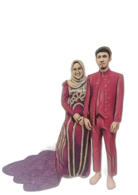 Foto sampul undangan Miftah & Wahyuni