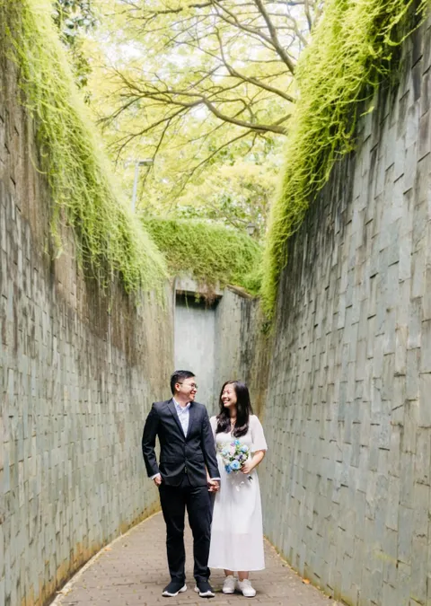 Foto sampul undangan Julivia & Kristianto