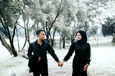Foto sampul undangan Intan & Dimas