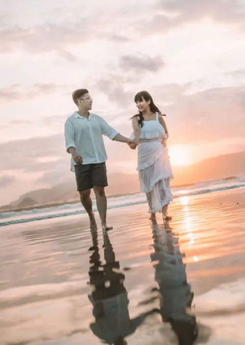 Foto sampul undangan Sandra & Hendra