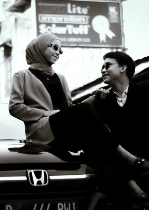 Foto sampul undangan Farid & Gina