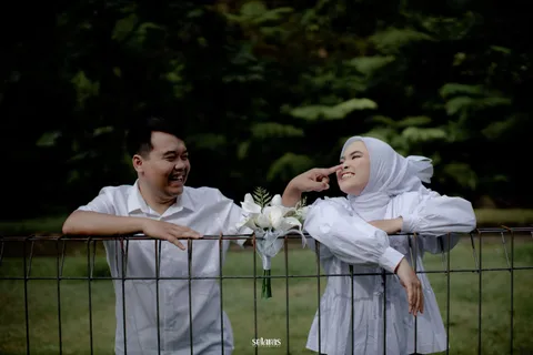 Foto sampul undangan Imam & Virna