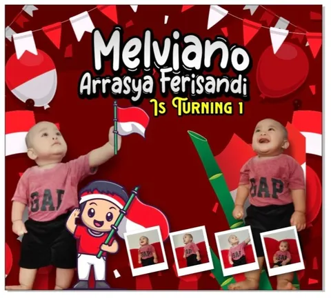 Foto sampul undangan Ulang Tahun