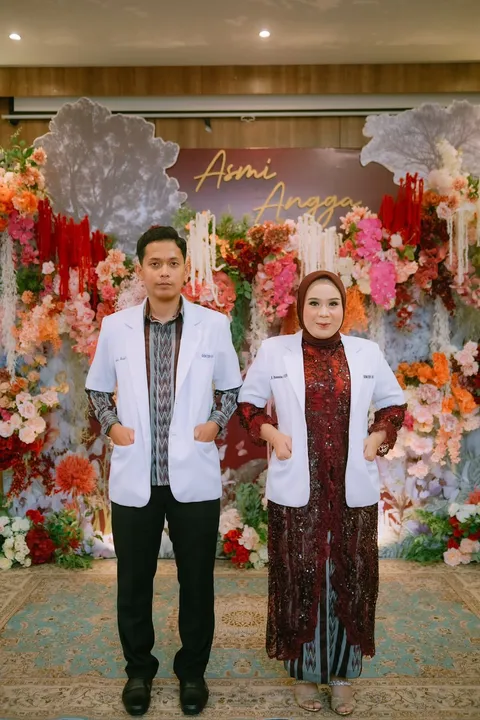 Foto sampul undangan Angga & Asmi