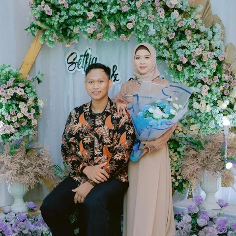 Foto sampul undangan Wirhan & Fia