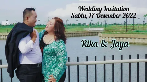 Foto sampul undangan Jaya & Rika