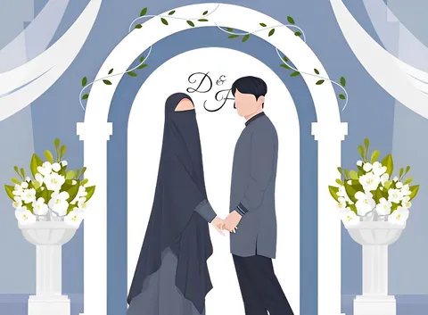 Foto sampul undangan Hazami & Dian