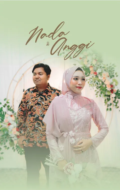 Foto sampul undangan Anggi & Nada