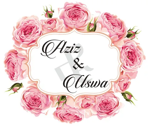 Foto sampul undangan Uswa & Aziz