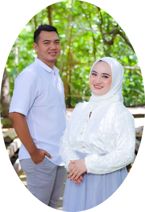 Foto sampul undangan Zahrah & Raihan
